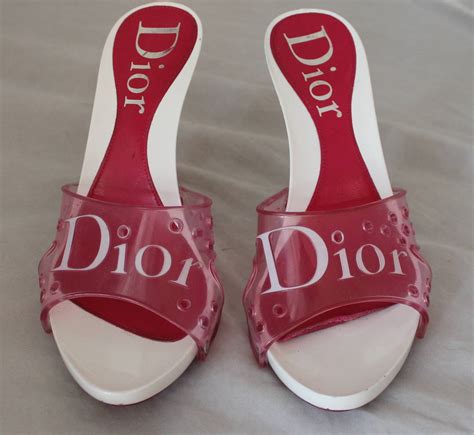 dior slides pink|christian Dior slides for sale.